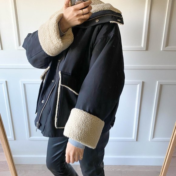 Sherpa Lined Coat 